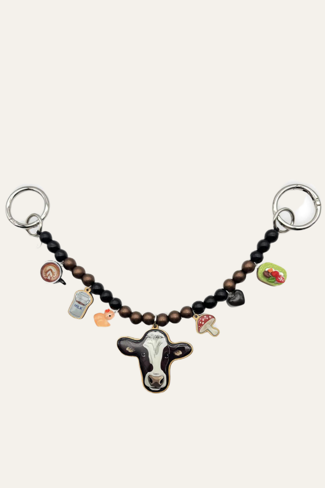 Escapulario - Taschenkette Coffee & Cow