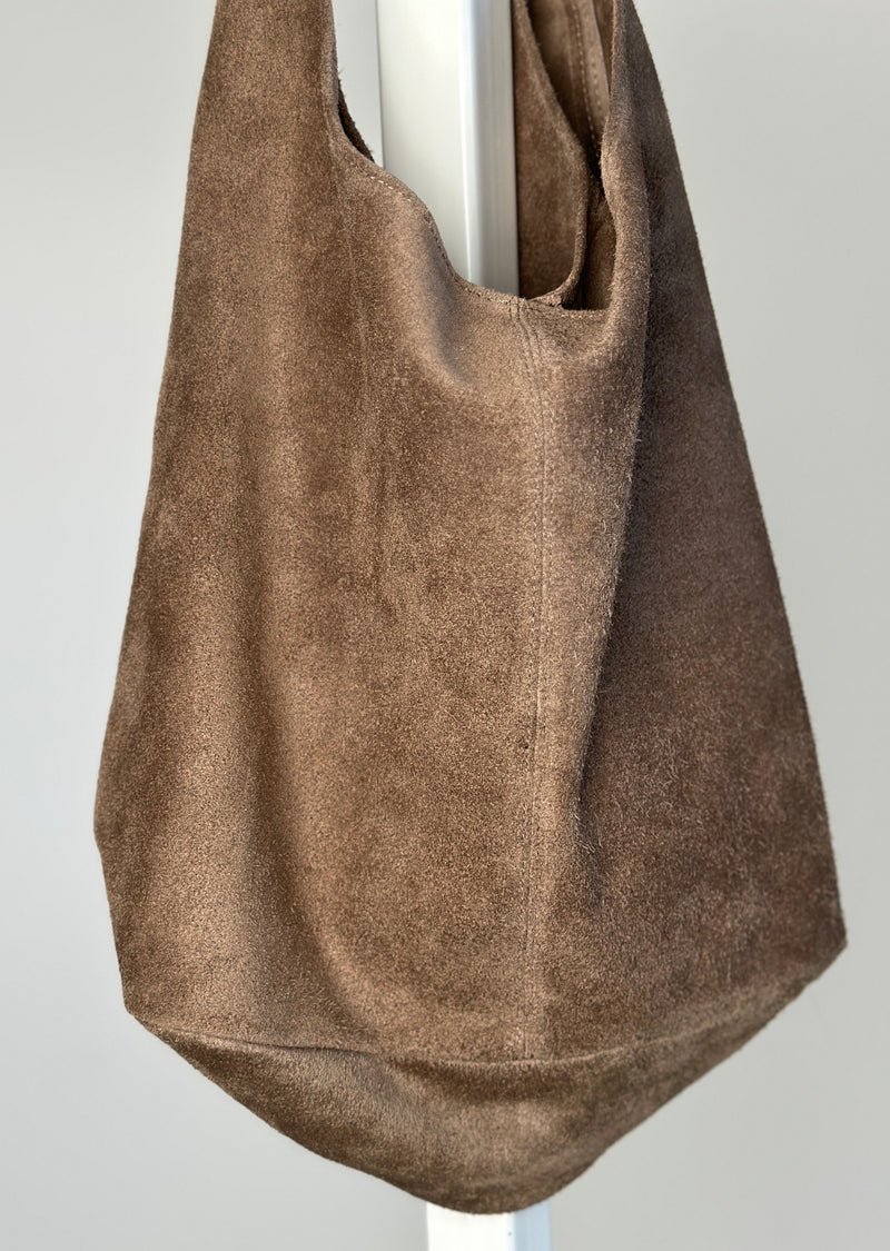One-Shoulder Shopper "Tuva" - Coffee