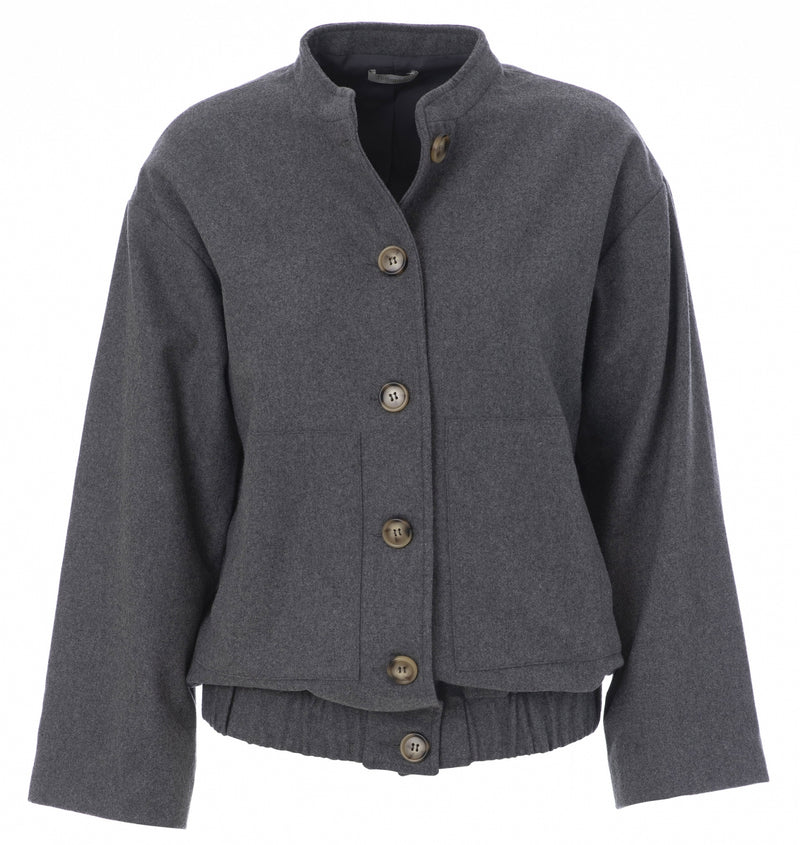 JcSophie - "Bijou Jacket" - Dark Grey Melange