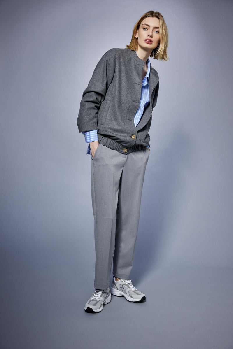 JcSophie - "Bijou Jacket" - Dark Grey Melange