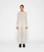 10Days Amsterdam - Longsleeve knit sparkle - ecru