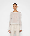 10Days Amsterdam - Longsleeve knit sparkle - ecru