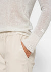10Days Amsterdam - Longsleeve knit sparkle - ecru