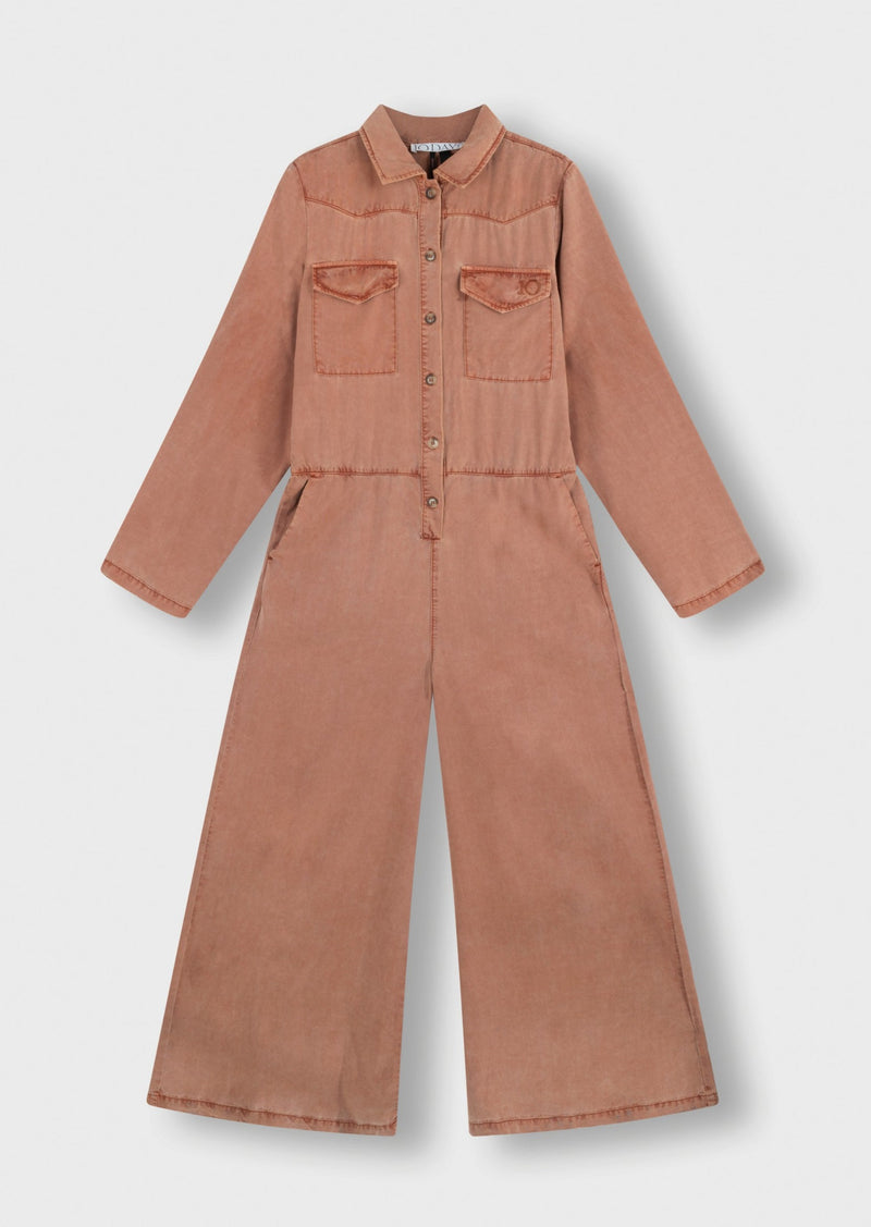 10Days Amsterdam - Worker Jumpsuit - Saddle Brown