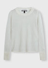 10Days Amsterdam - Longsleeve knit sparkle - ecru