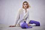 JcSophie - Anais Cardigan - Beige/Lilac