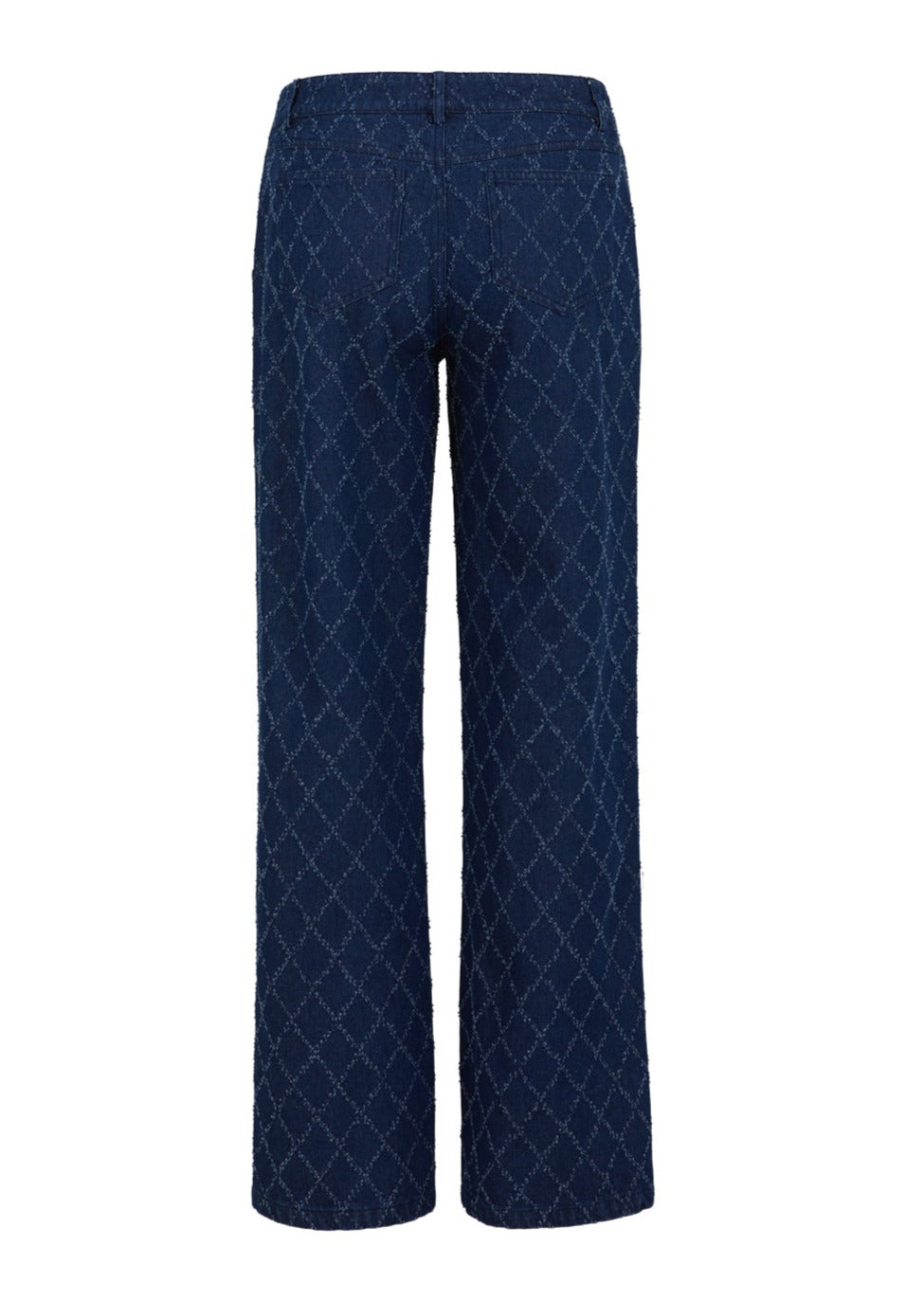 Coster Copenhagen - Pants with structure - Petra fit - Blue denim