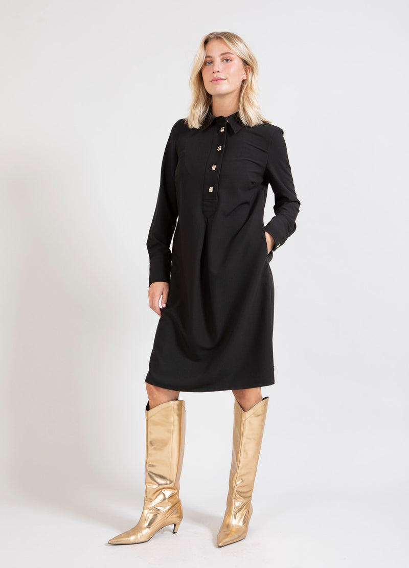 Coster Copenhagen  "Shirt Dress" - Black