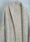 Strickjacke "Onina" long - Beige