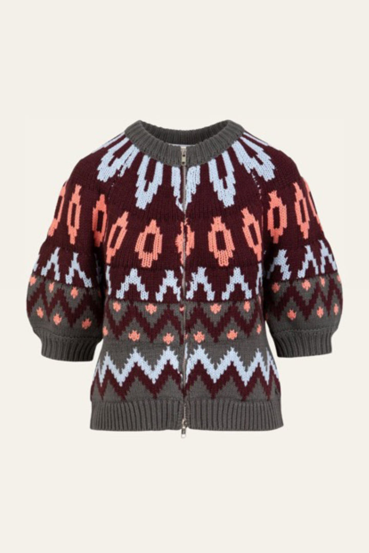 Coster Copenhagen - Gestrickte Reißverschlussjacke