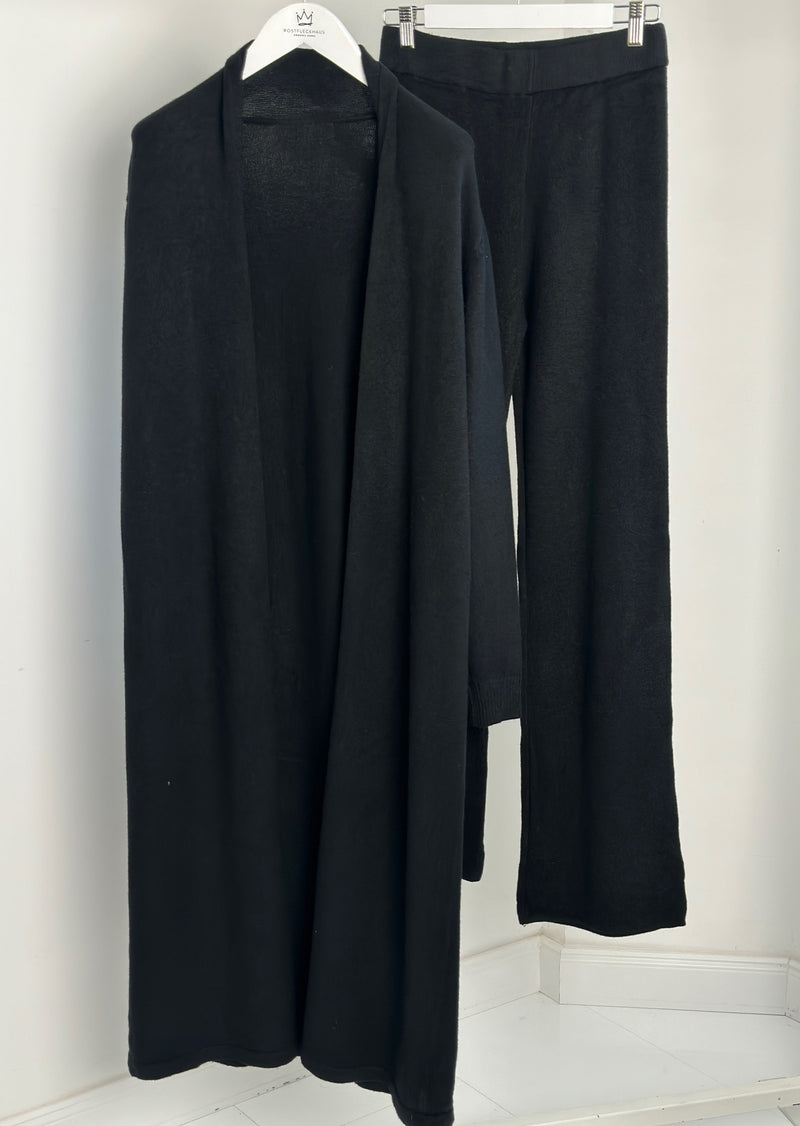 Strick-Set "Fria" - Black