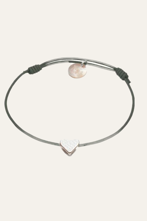Lua - Mini-Heart Armband - Silber