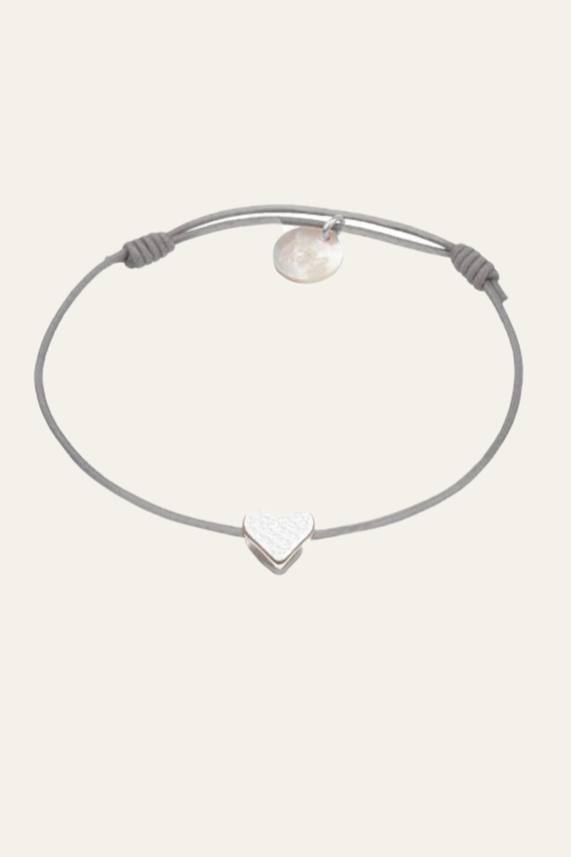 Lua - Mini-Heart Armband - Silber
