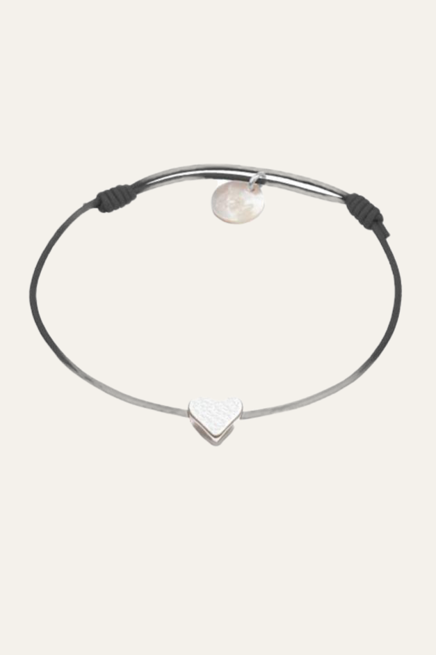 Lua - Mini-Heart Armband - Silber