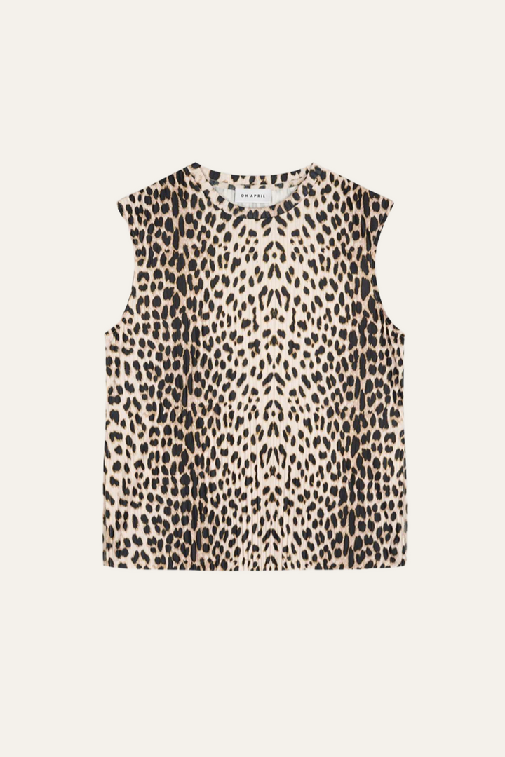 Oh April - Dunn Plissee Top Leo