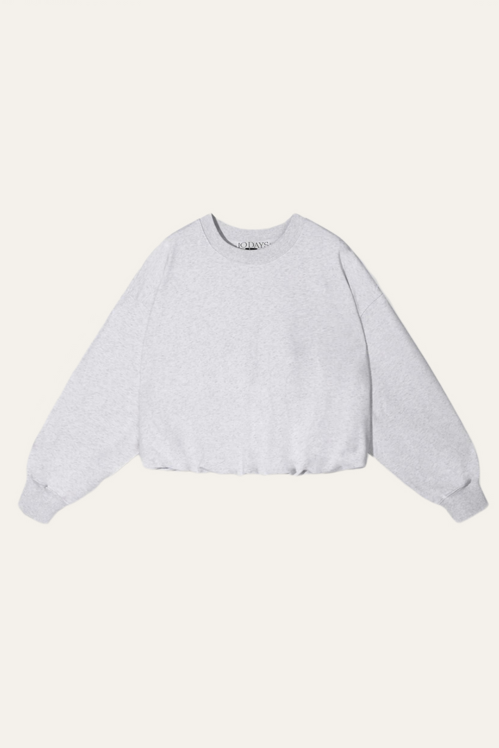 10Days Amsterdam - Pleated sweater back stamp