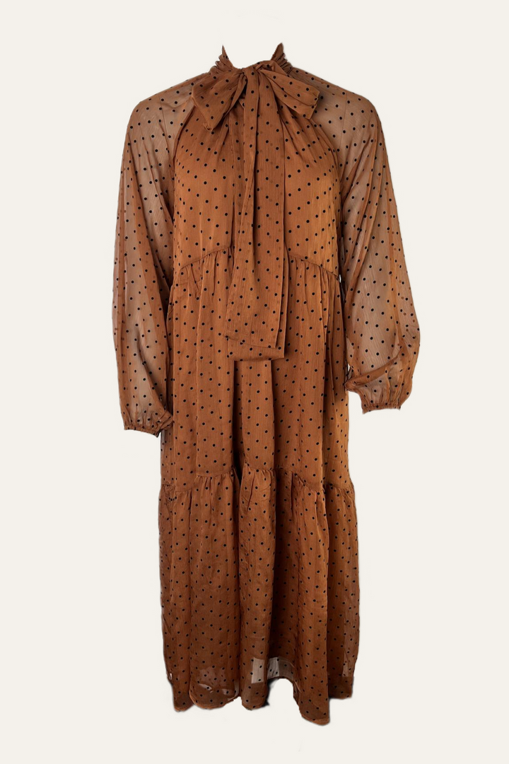 Maxikleid mit Schluppenkragen "Maicke"