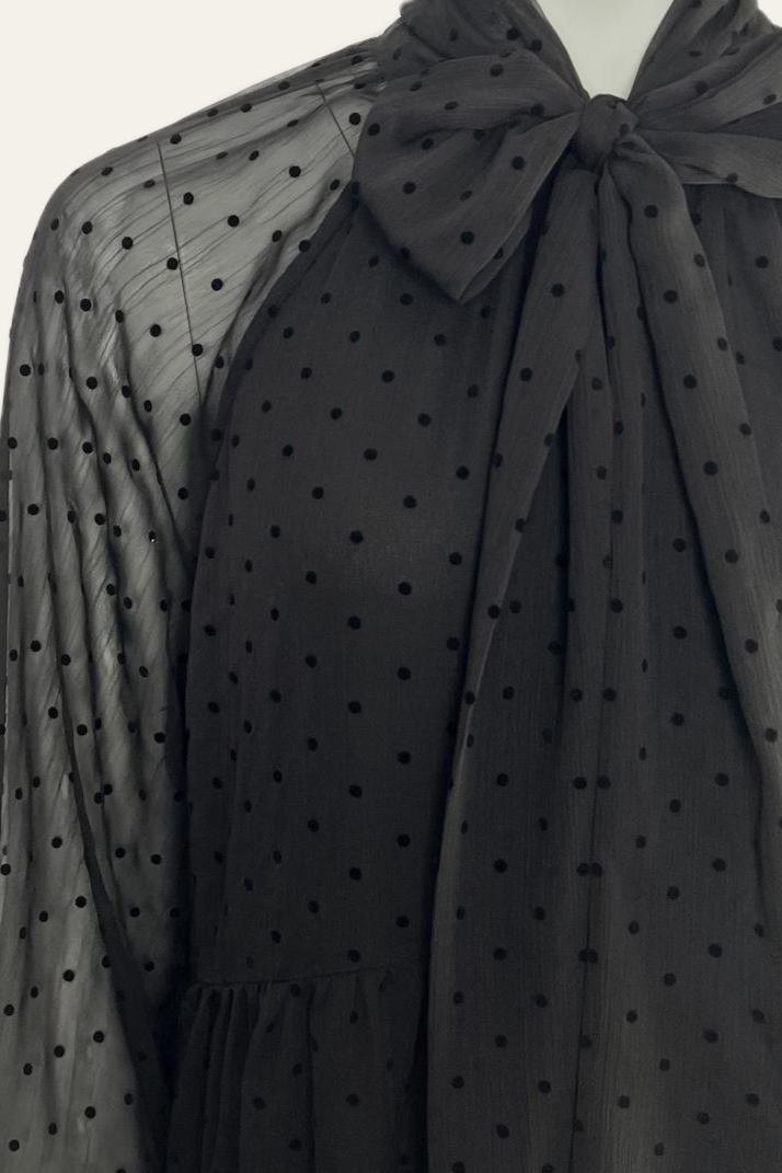 Maxikleid mit Schluppenkragen "Maicke"