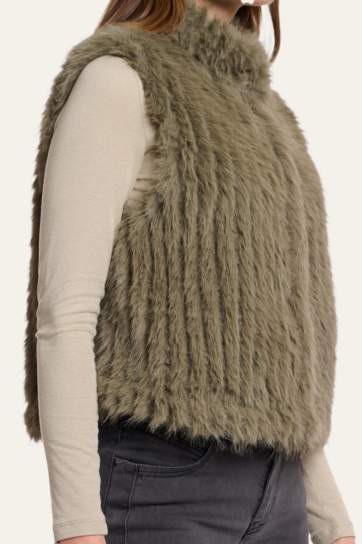 Rino & Pelle - Fake Fur Fellweste "Dava"