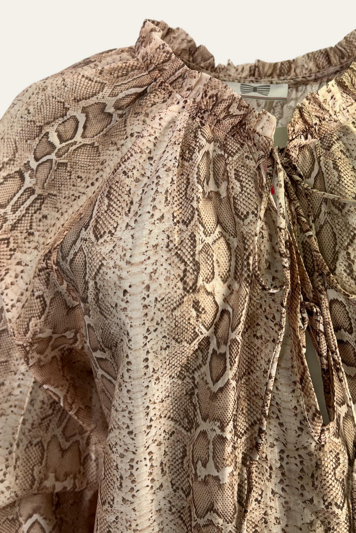 Schlangenmuster-Bluse "Scharina"