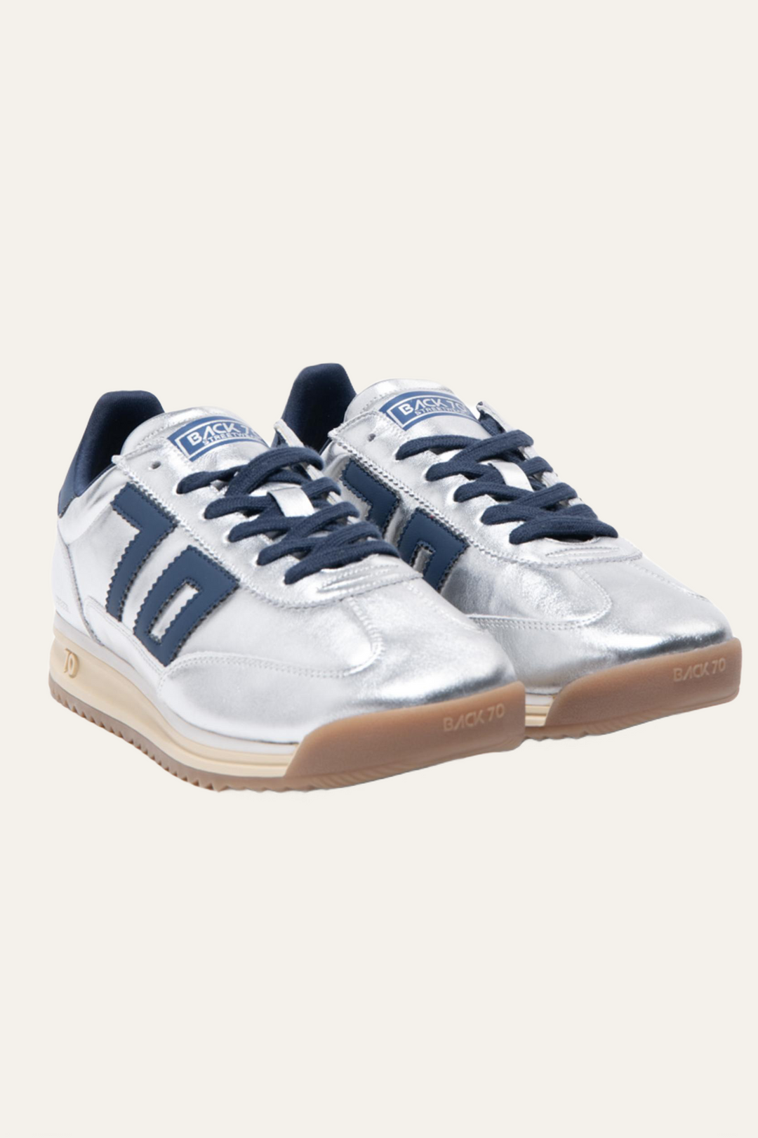 Back 70 - Jogger" Nappa - Metallic"