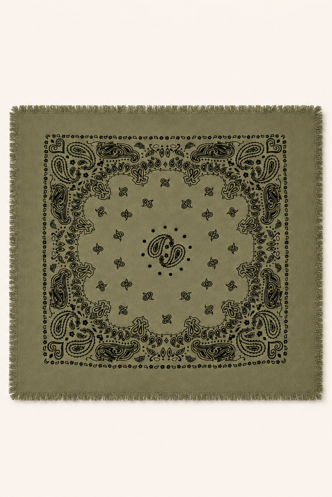 Quadratisches Paisley-Tuch "Perryy"