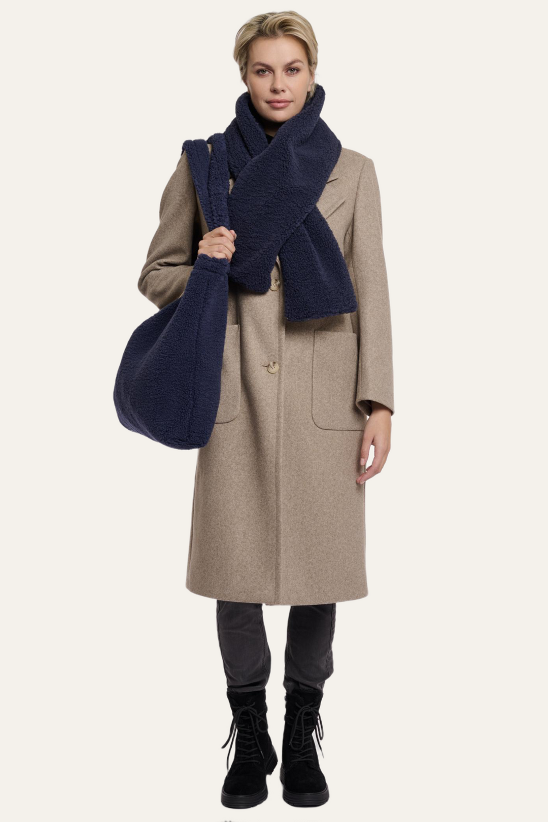 Rino & Pelle - Teddy tote bag "Akiko"
