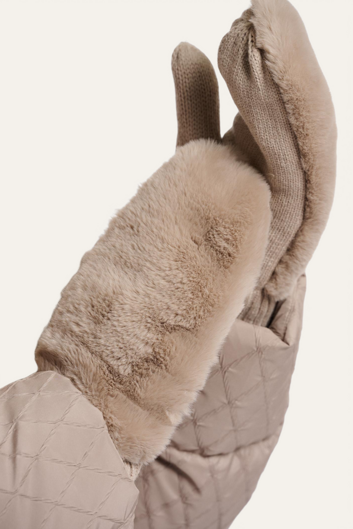 Rino & Pelle - Fake Fur Handschuh "Oxo"