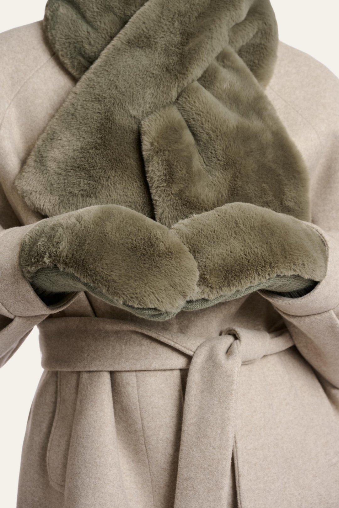 Rino & Pelle - Fake Fur Handschuh "Oxo"