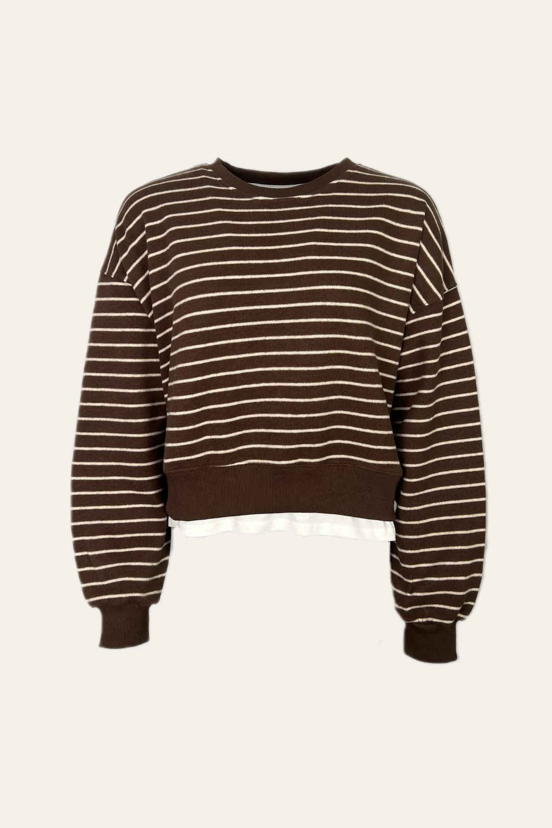Streifenpullover "Silvijana" mit Layer