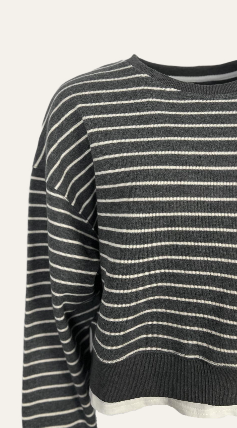 Streifenpullover "Silvijana" mit Layer
