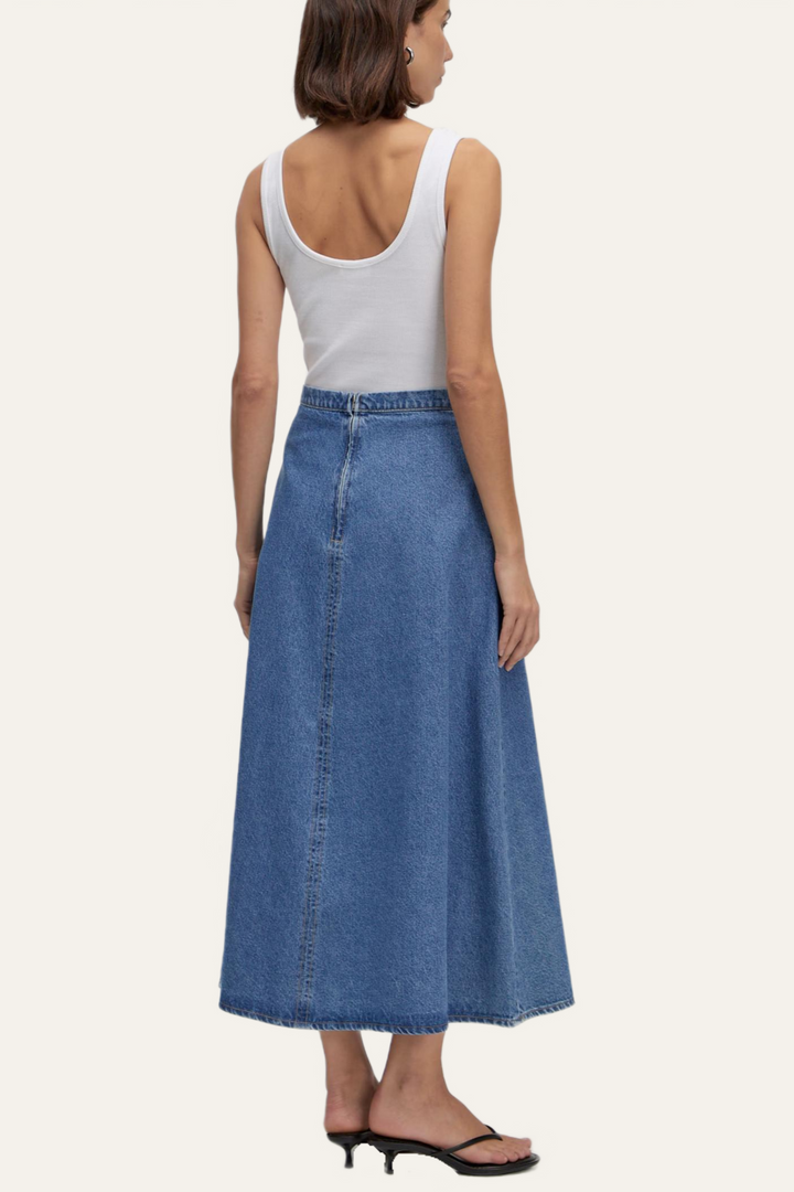 Edited Denim Maxirock "Waverly"