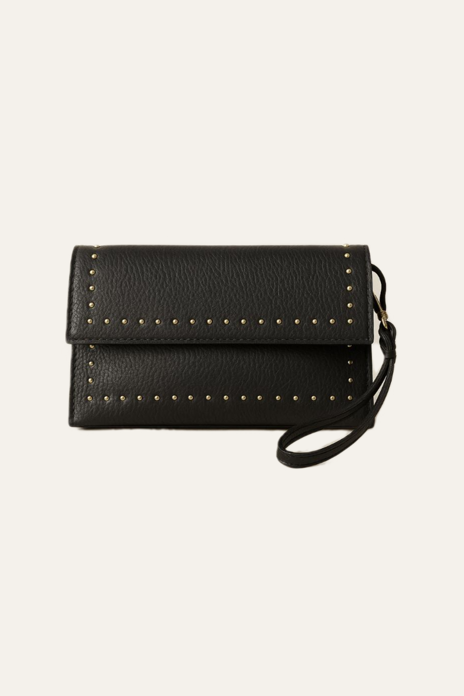 Lederclutch mit Nieten