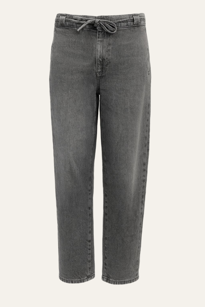 Denim Jeans mit Bindegürtel