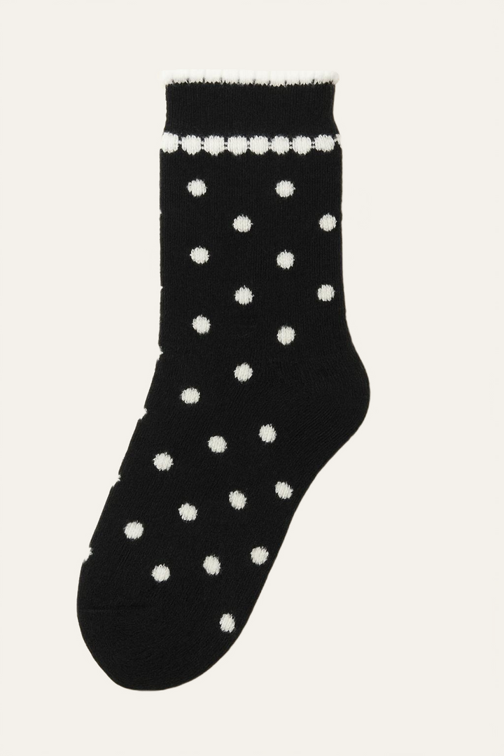 Wollsocken - Gepunktet "Wollyy"