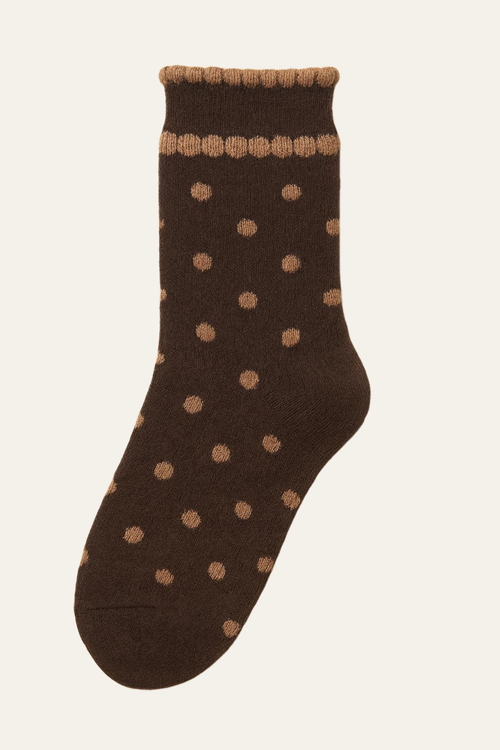 Wollsocken - Gepunktet "Wollyy"