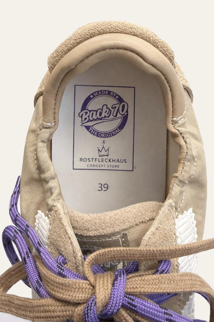 Back70 x Rostfleckhaus Sneaker "Cotton Tan"