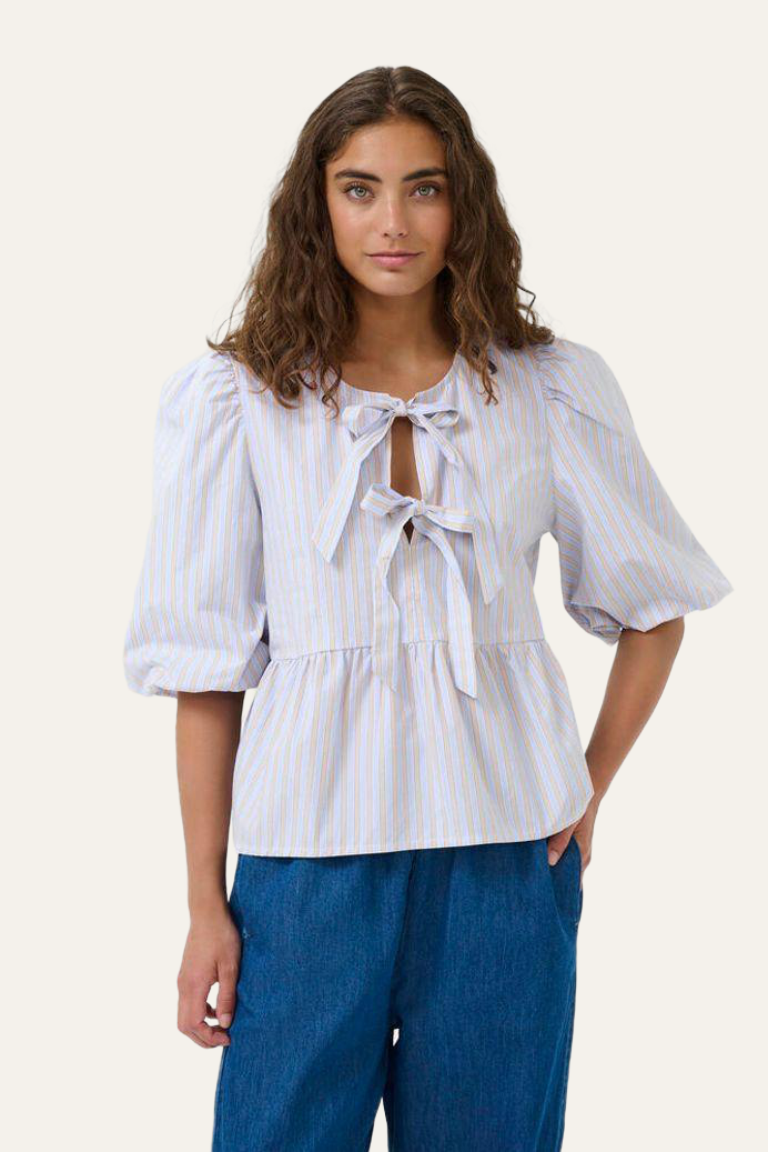 Culture - Schleifenbluse "Elia"