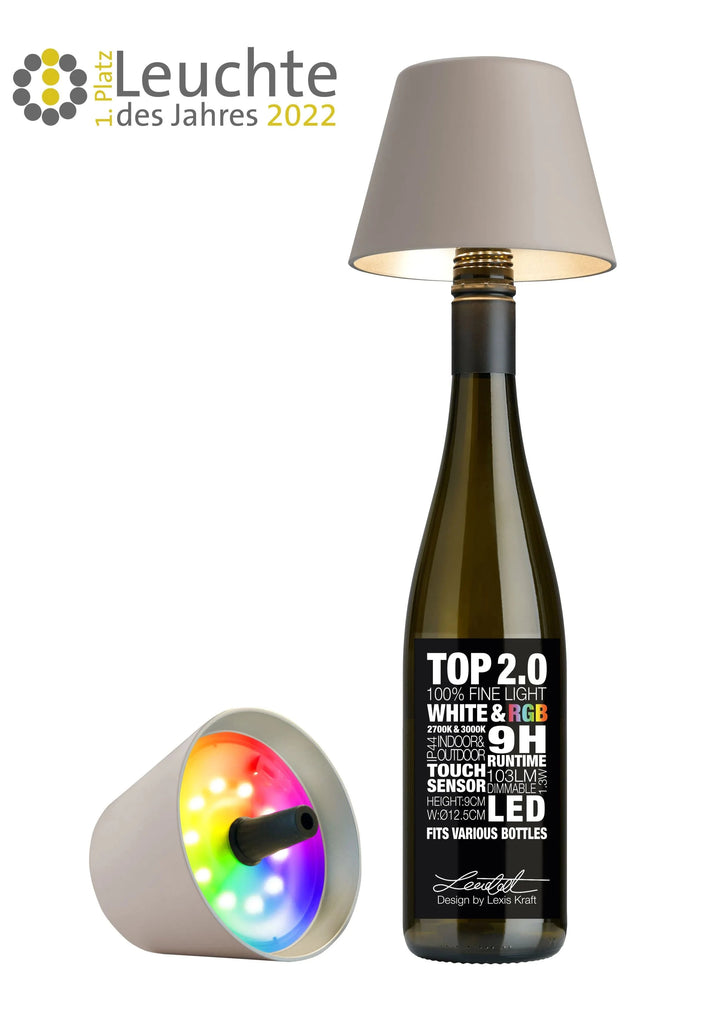 Sompex "Top 2.0" - Flaschenleuchte verschiedene Farben