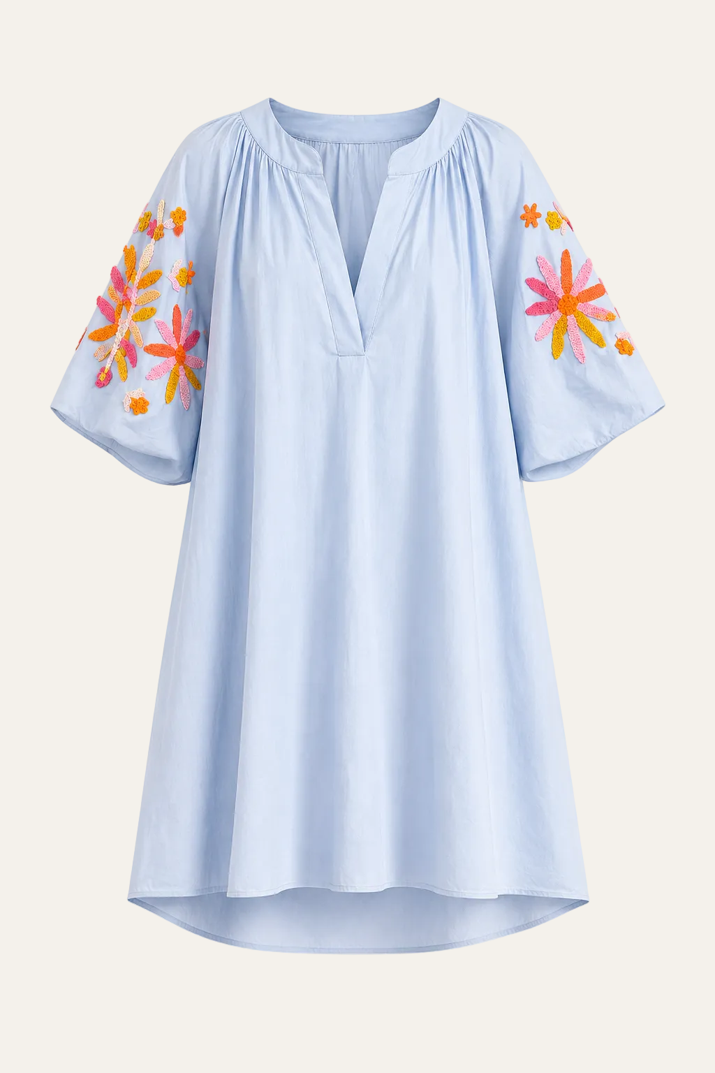 Puffärmelkleid "Plower"