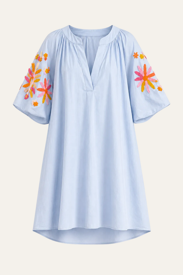 Puffärmelkleid "Plower"