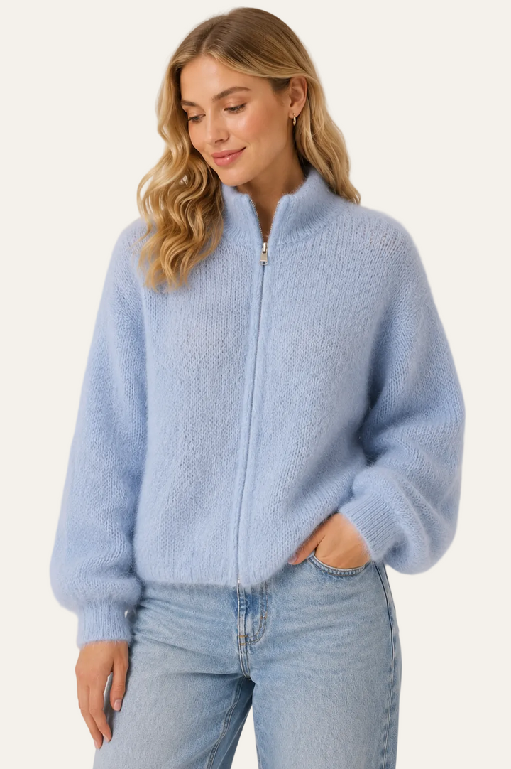 Strickjacke mit Reißverschluss "Starellyy"
