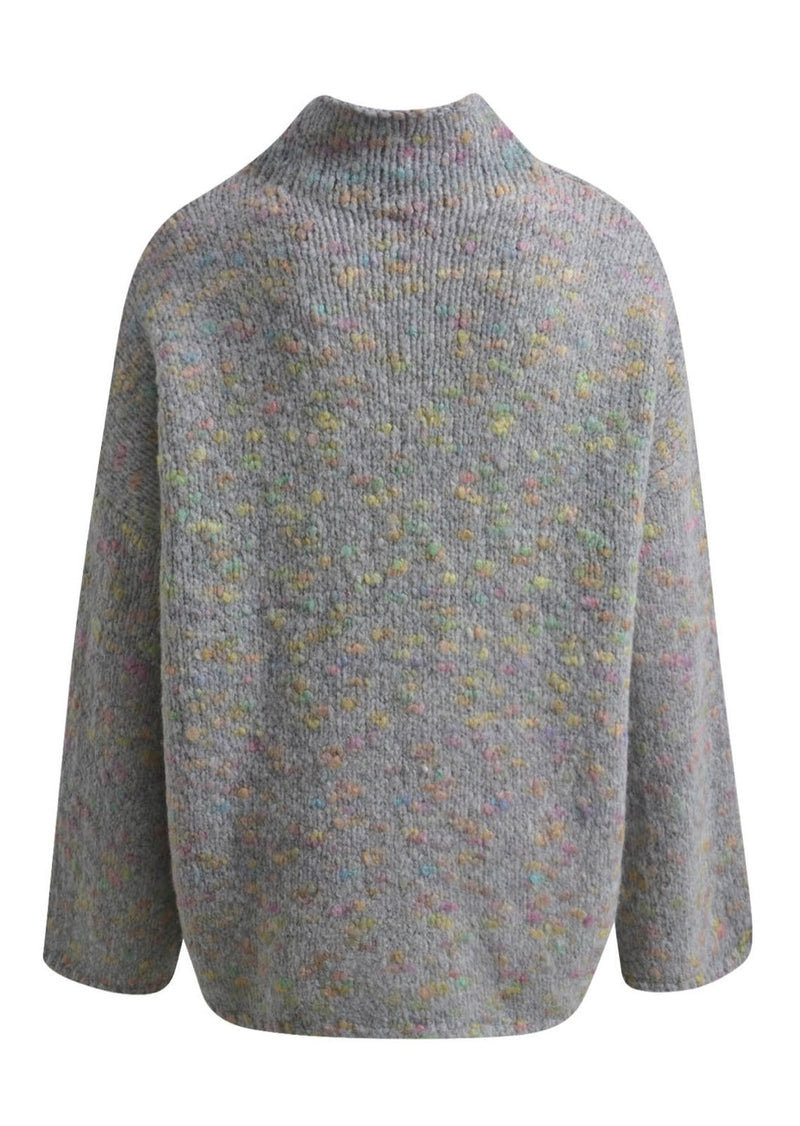 Milano Italy Turtleneck Pullover - Grey