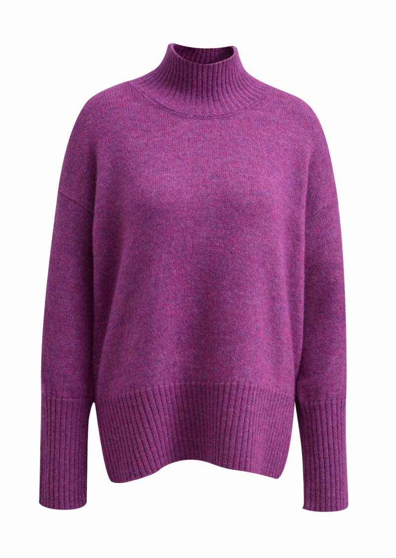 Milano Italy - Rollkragen - Purple