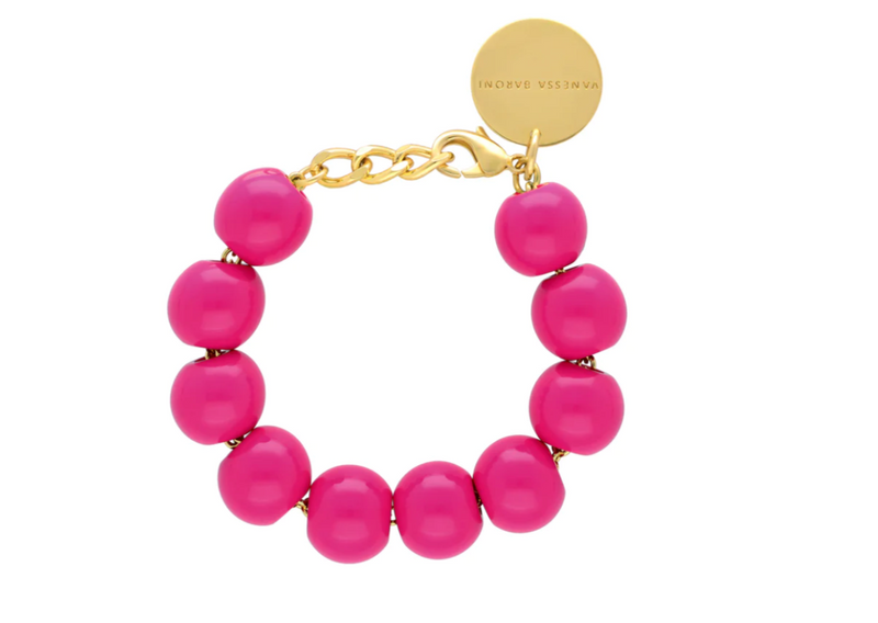 Vanessa Baroni - Beads Barcelet Fuchsia
