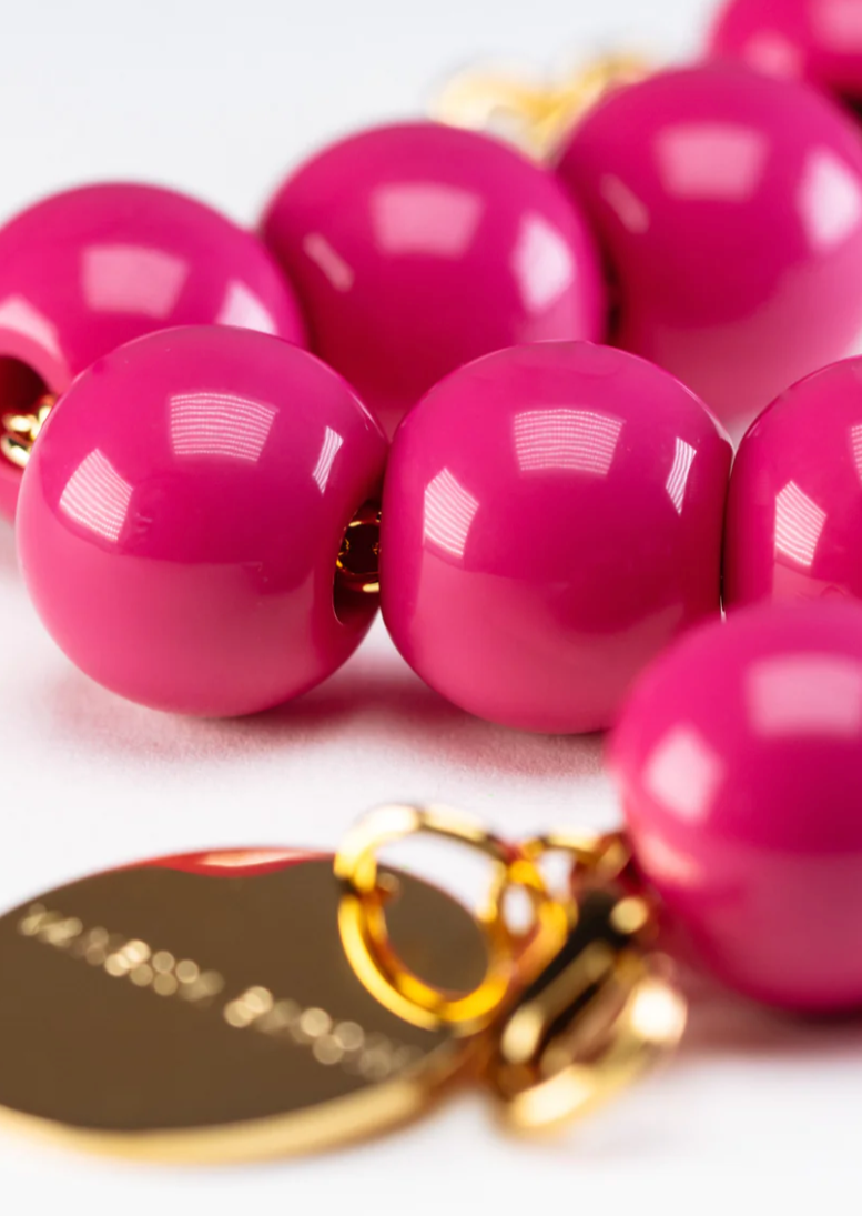 Vanessa Baroni - Beads Barcelet Fuchsia