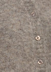 Freequent Strickcardigan "Louisa" - Taupe Melange