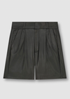 Rino & Pelle Fake Leather Shorts "Maik" - Schwarz