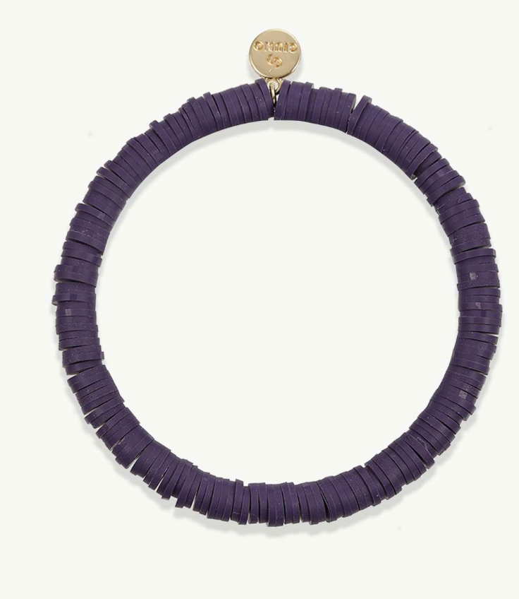 Keramik Armband - Dunkellila