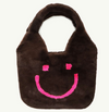 Felltasche mit Smiley - Groß
